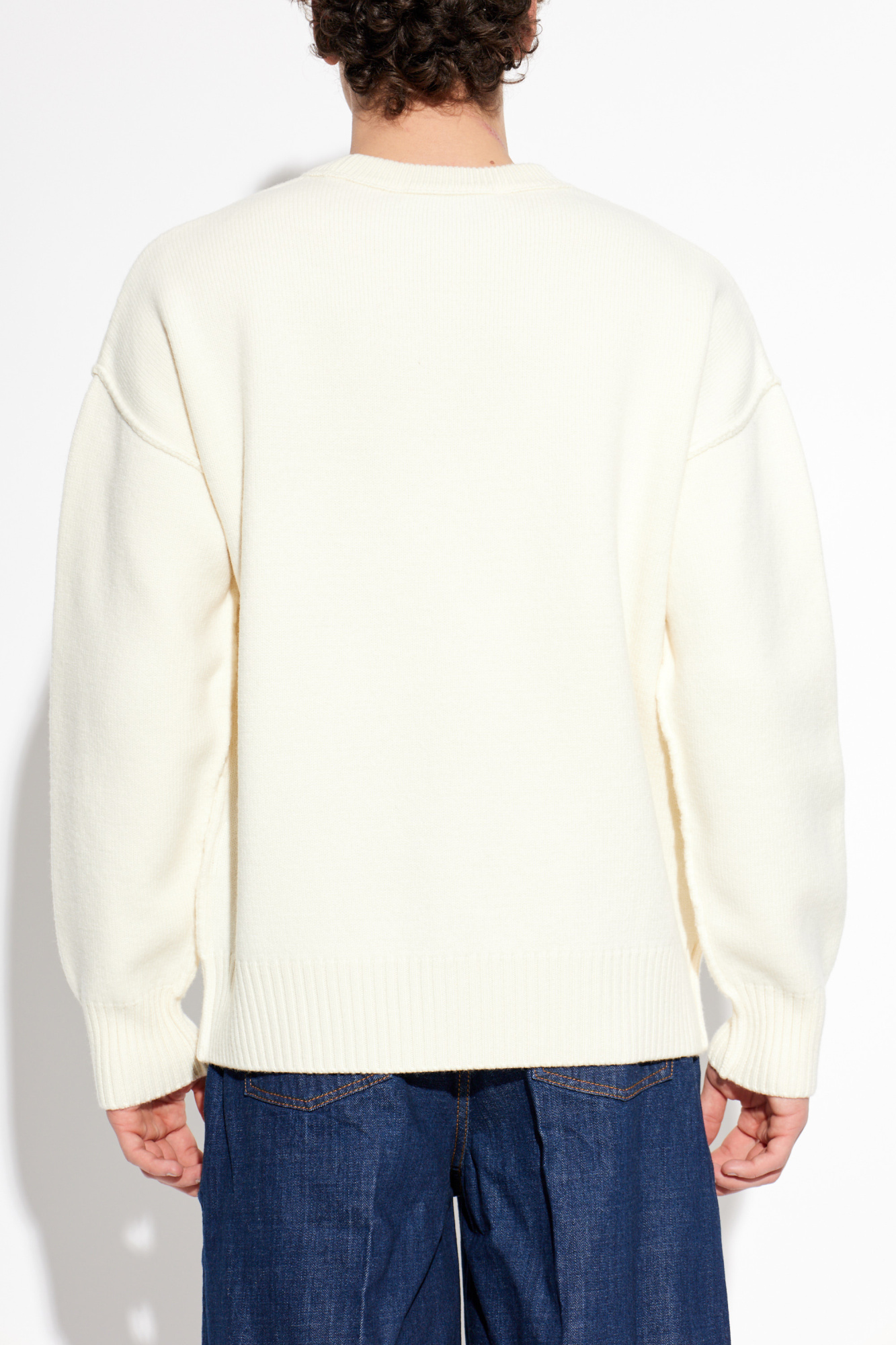 Ami Alexandre Mattiussi Wool sweater with logo | Men's | Vitkac